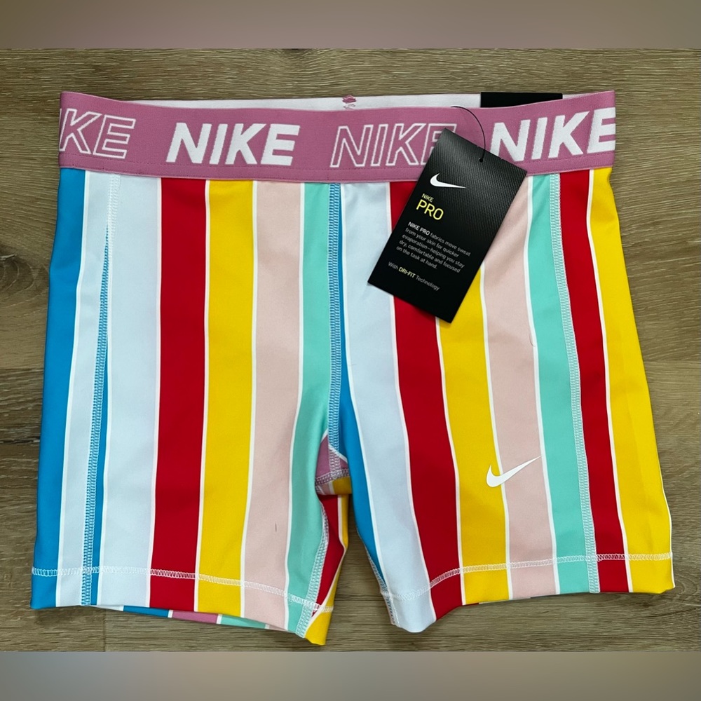 NWT Nike Pro Girls Training Shorts